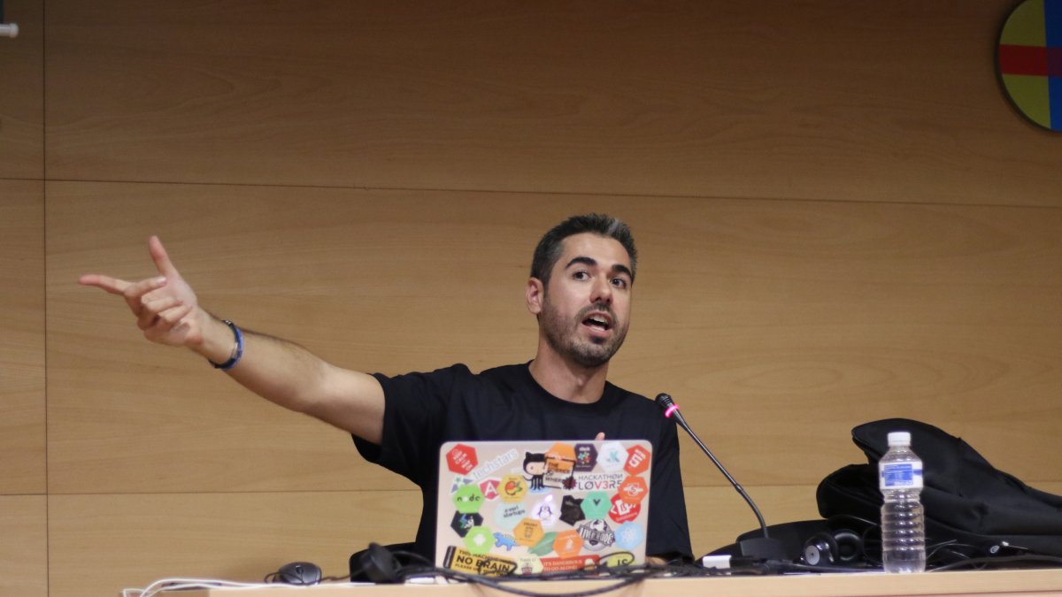 Raúl Jiménez Ortega, en un evento