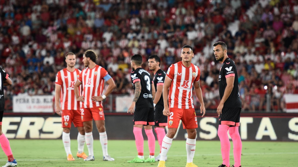 Kaiky en el Almería-Sevilla.