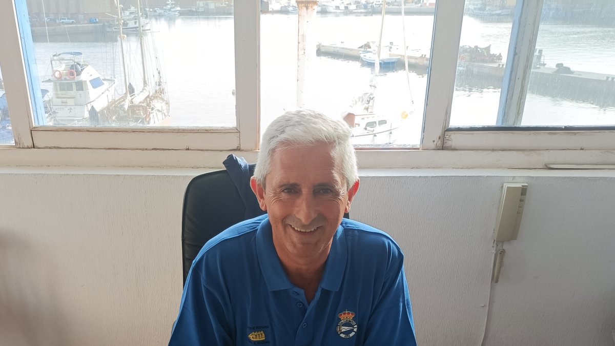 El presidente del Real Club Náutico de Adra.