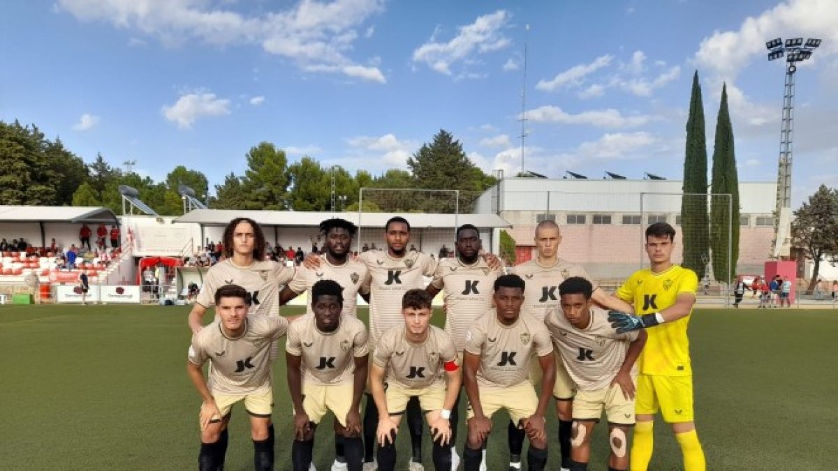 Los protagonistas de la última derrota del filial.