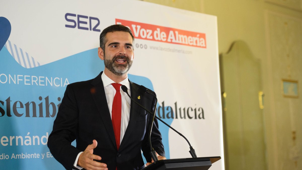 Ramón Fernández-Pacheco, durante la conferencia en el Círculo Mercantil.