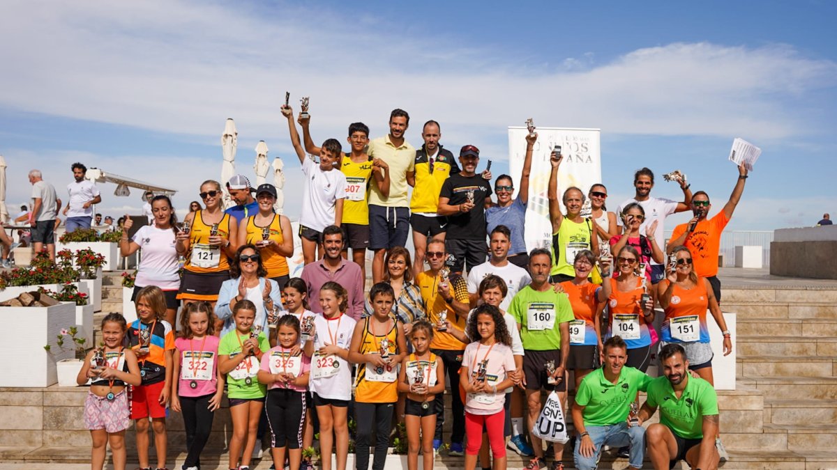 Primeros clasificados por categorías en Mojácar.