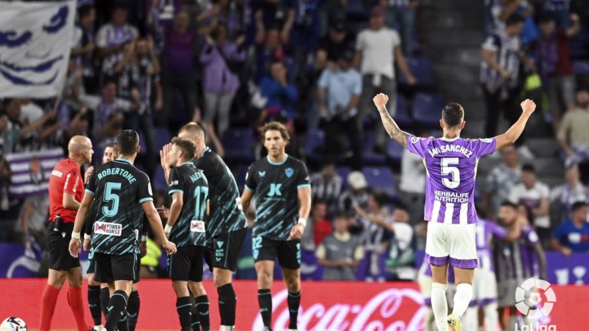 El equipo inició la racha de derrotas fuera contra el Valladolid.