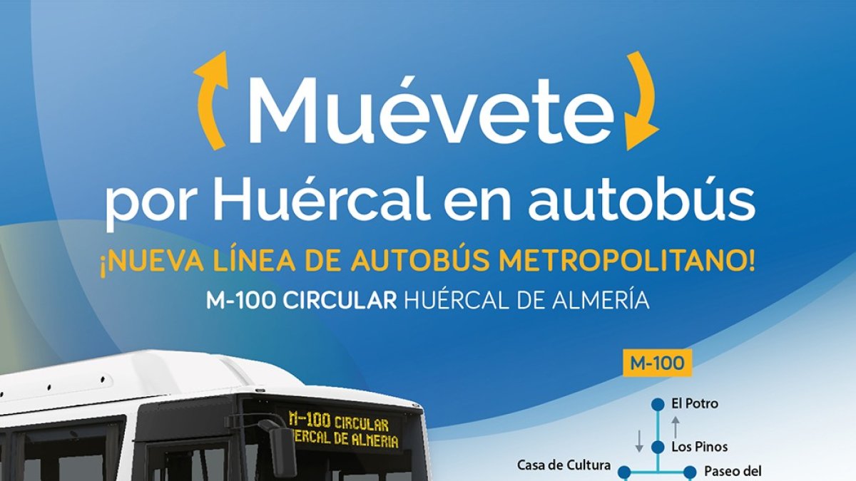 Cartel de la nueva línea.