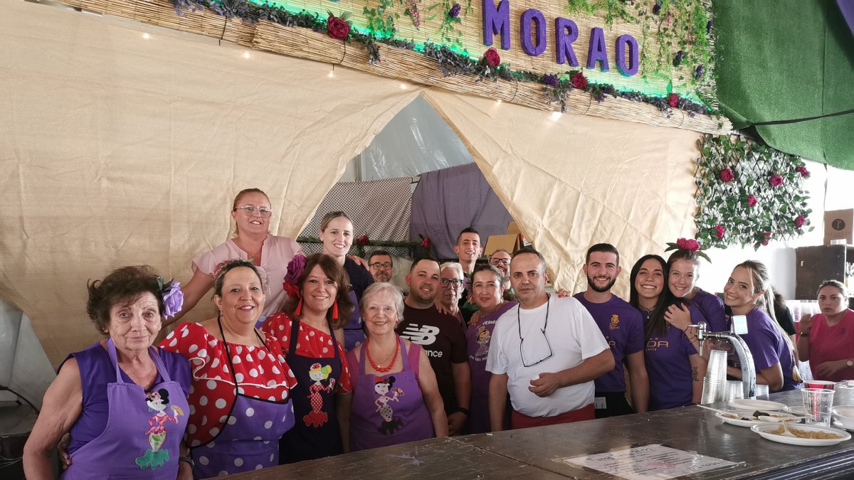 Los trabajadores de la Caseta del Paso Morao.