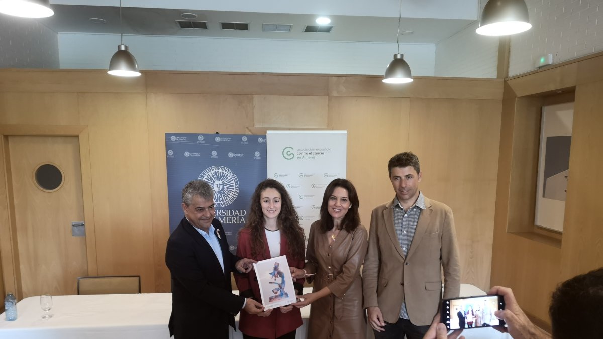 Carmelo Rodríguez, Alba Esteban, Magdalena Cantero y Alberto Soriano.