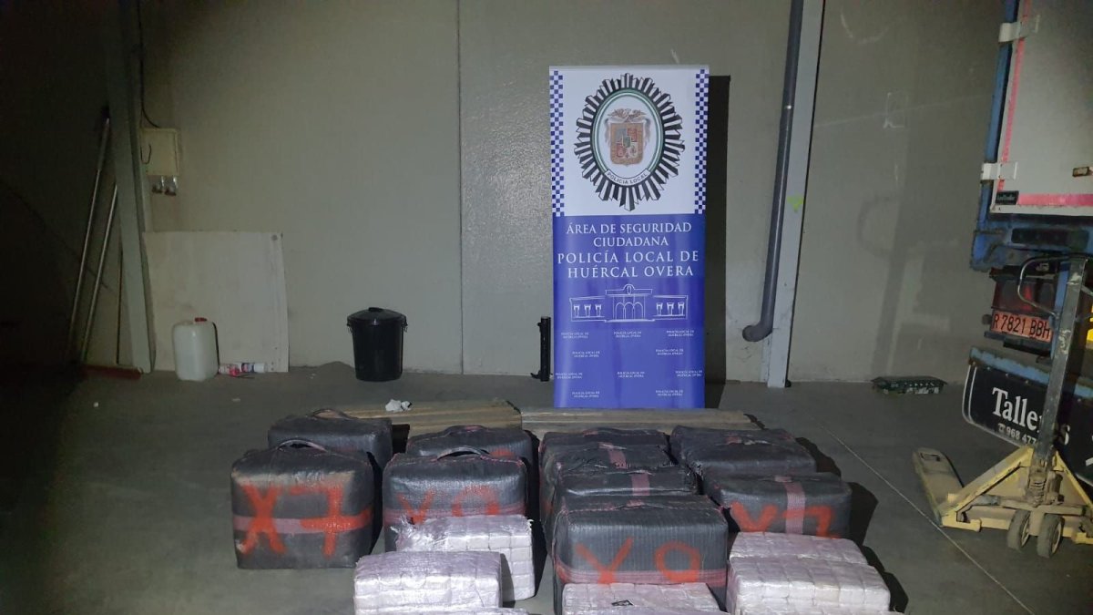 Sustancias incautadas en la operación.