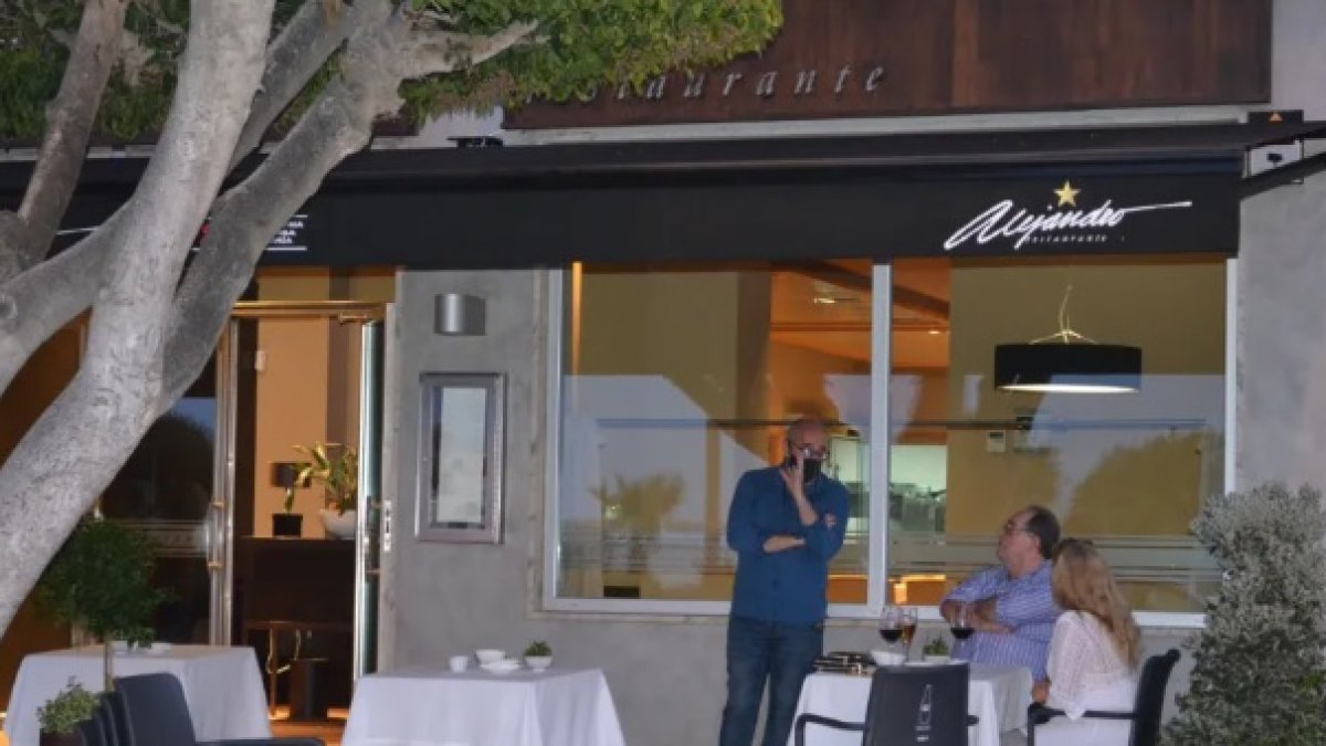 Así era la fachada de Restaurante Alejandro.