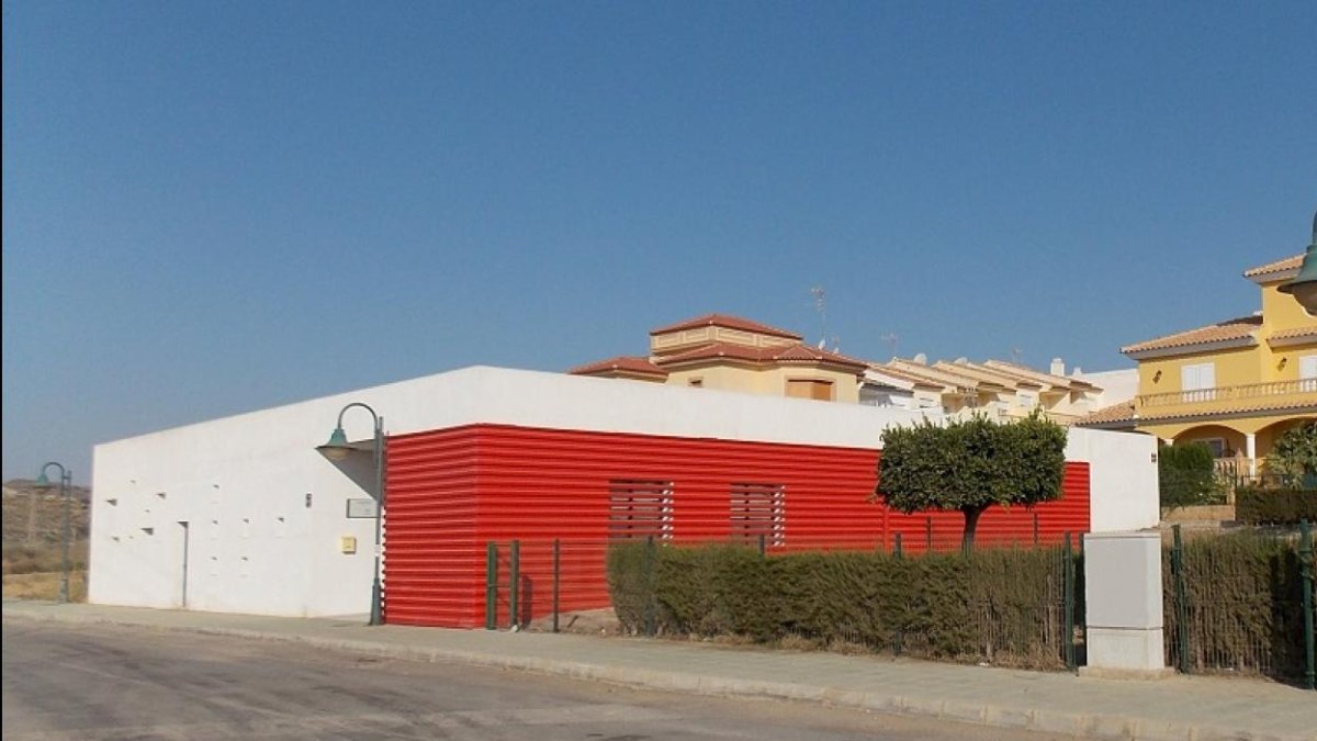 Fachada de la Escuela Infantil de Palomares.