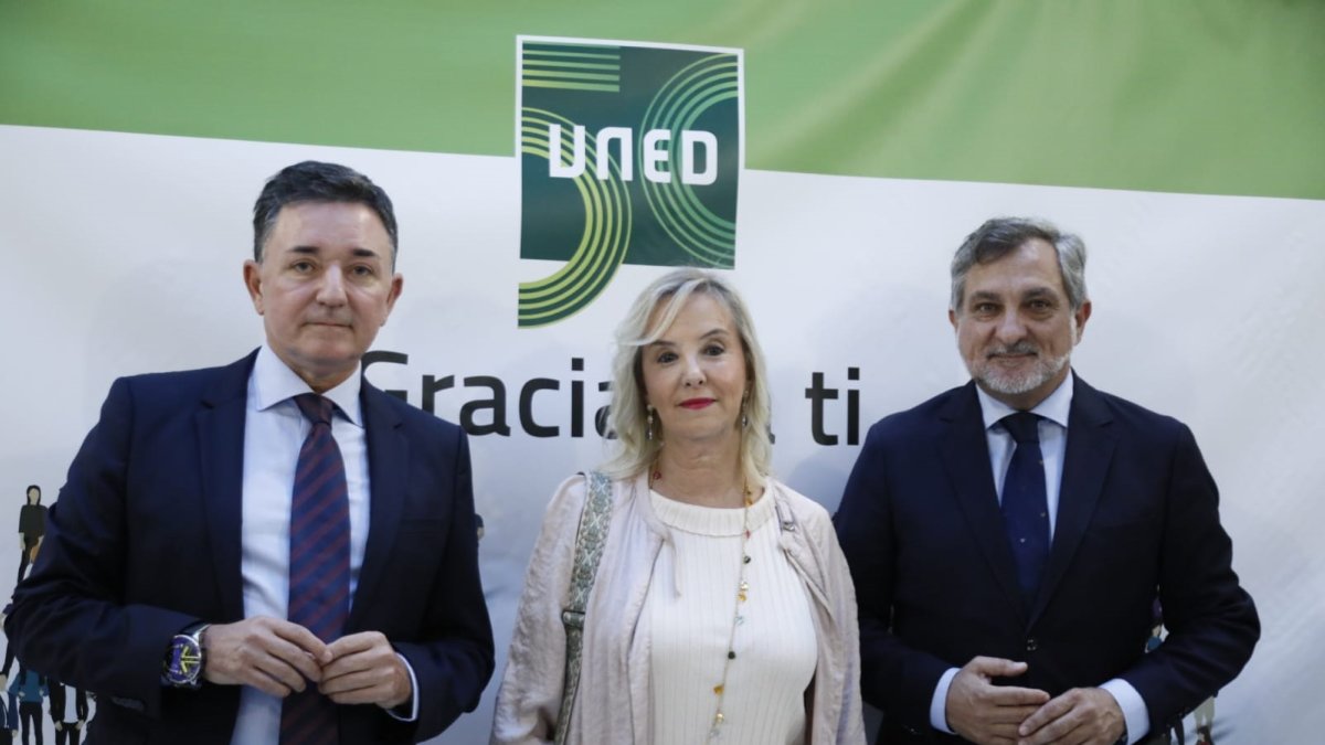 José Jesús Gázquez, Ana Tárrago y Ángel Escobar.