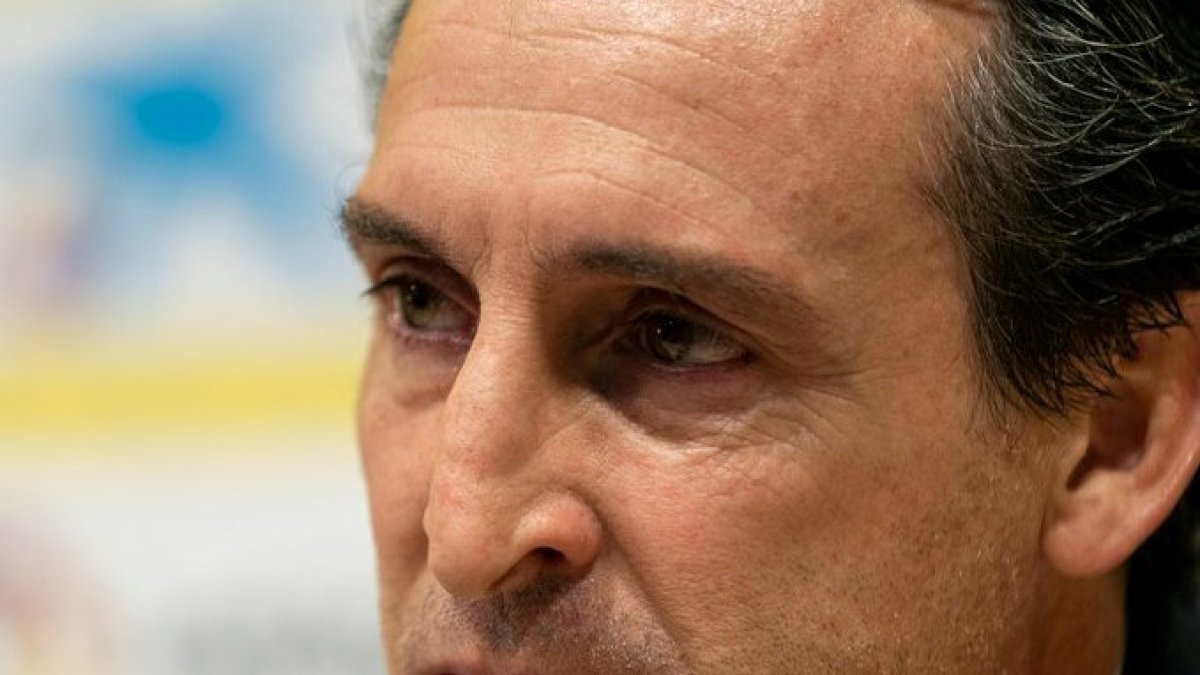 Unai Emery, en su despedida.