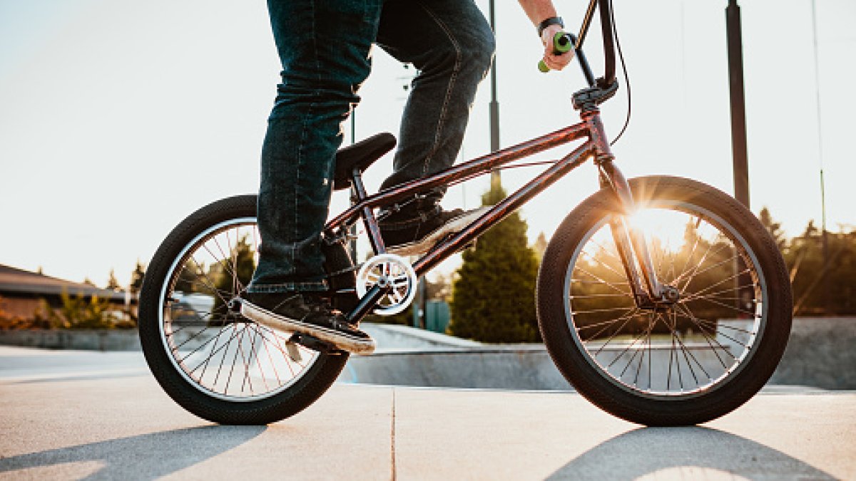 Imagen de una bicicleta BMX.