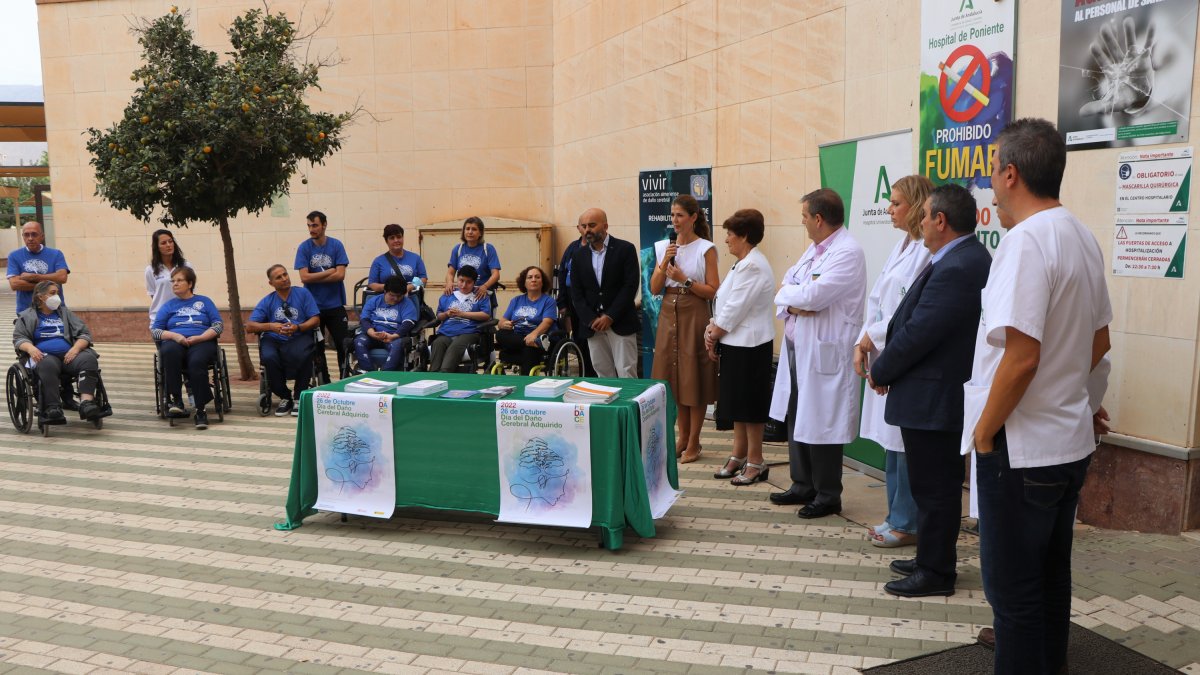 Concentración en El Ejido con motivo del Día del Daño Cerebral Adquirido.