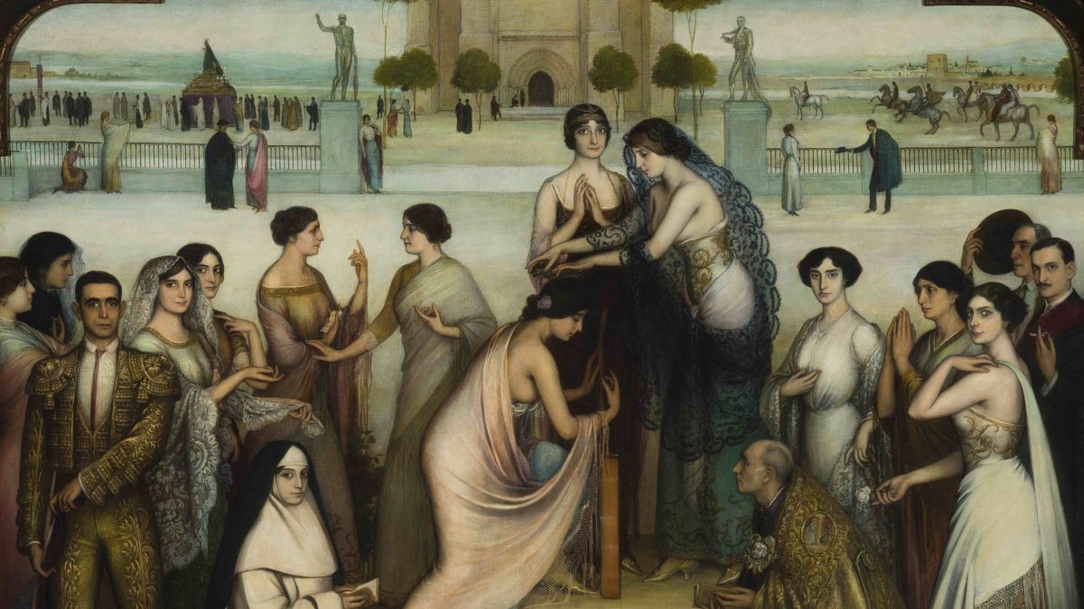 La consagración de la copla, de Julio Romero de Torres