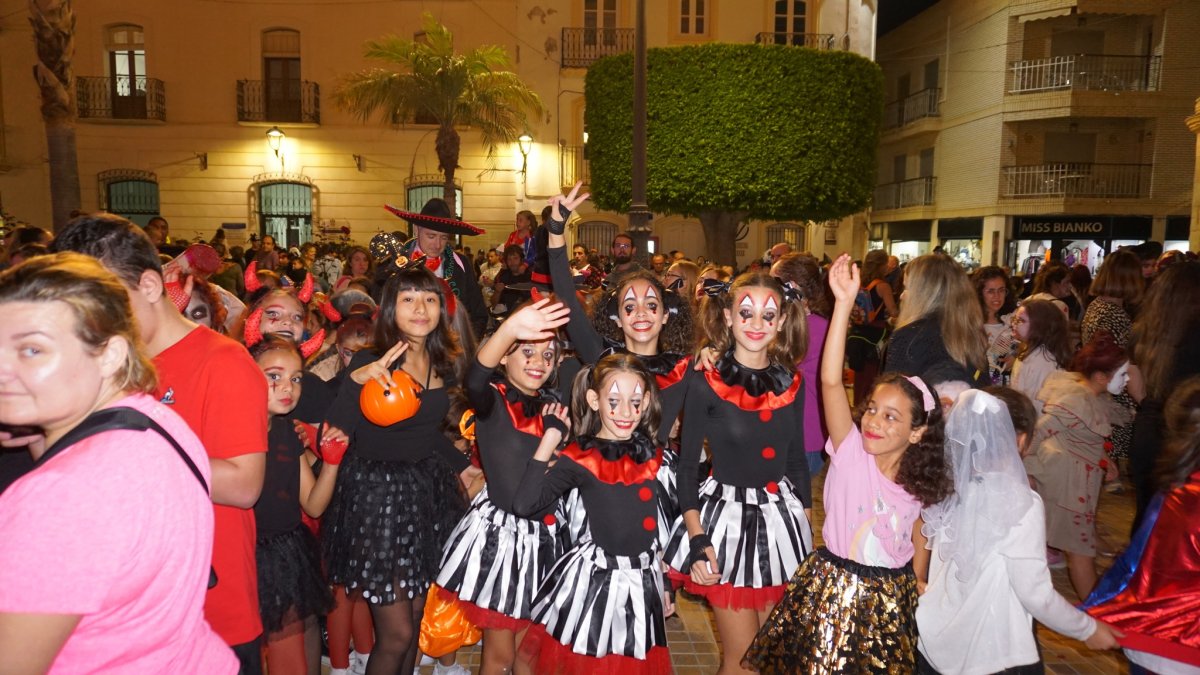 Los más pequeños disfrutaron como nunca de esta noche escalofriante.