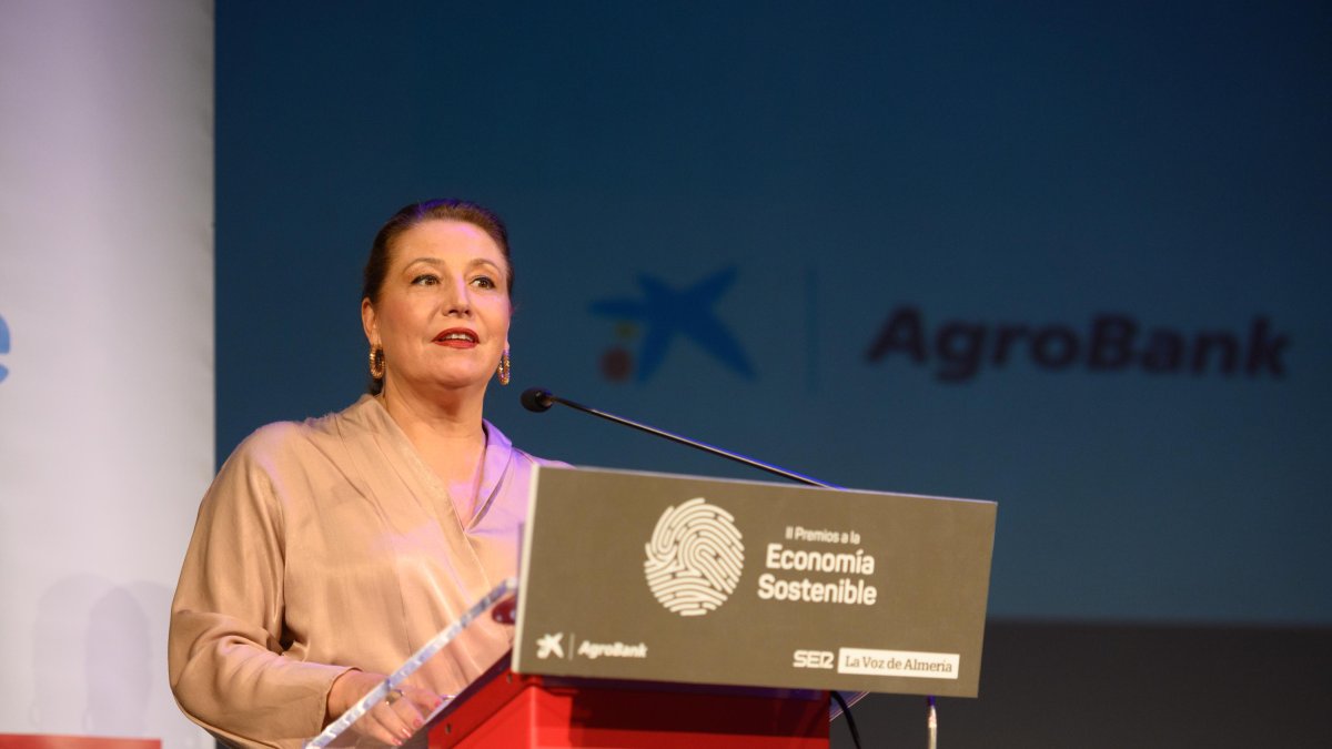 Carmen Crespo, consejera de Agricultura, Agua y Desarrollo Rural de la Junta de Andalucía.