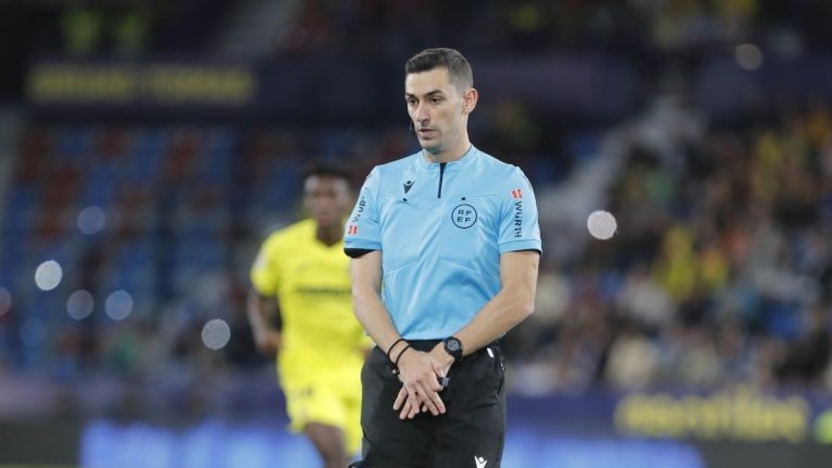 Muñiz Ruiz en el Villarreal-Mallorca.