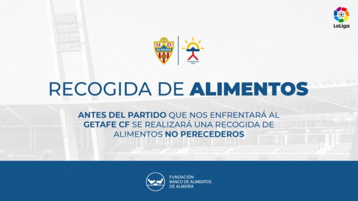 El club se suma a la iniciativa de LaLiga para ayudar al Banco de Alimentos de cara a la Navidad.