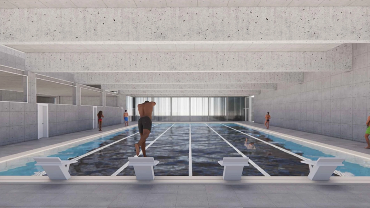 Así será la piscina cubierta del nuevo centro deportivo de Huércal