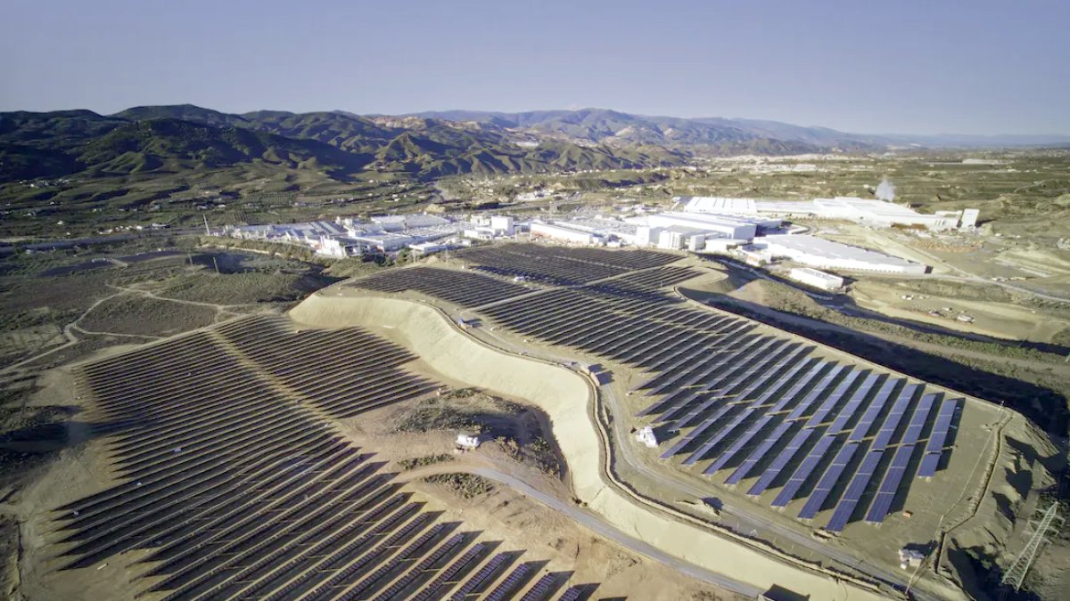 La mayor instalación solar de autoconsumo en España está en el Almanzora.