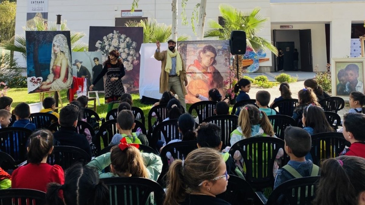 Cuentacuentos en la Feria del Libro de Pulpí.