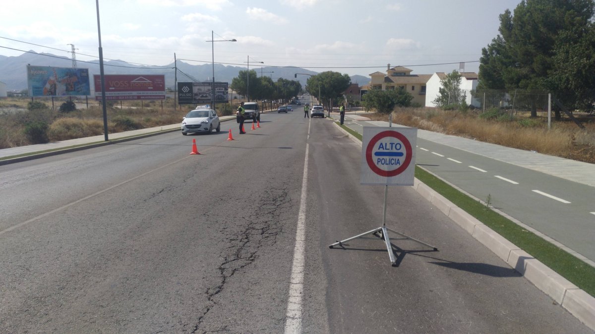 Imagen de archivo de un control policial.