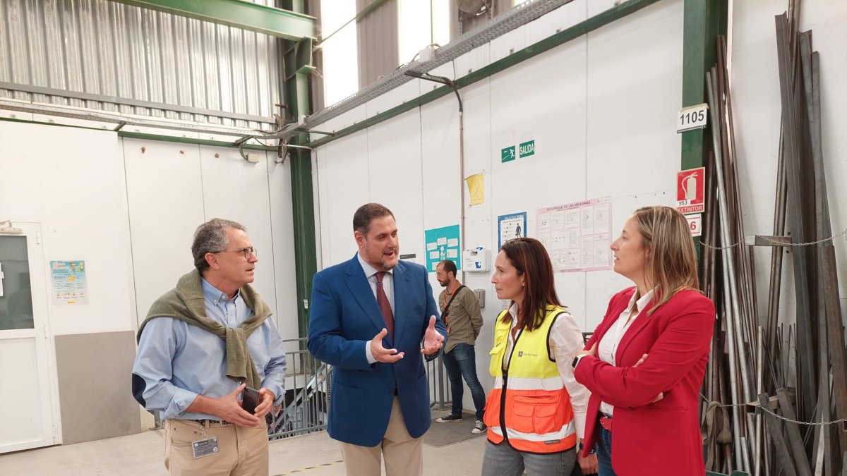 Visita del delegado este miércoles.