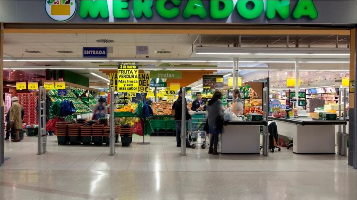 Imagen de archivo de un supermercado de Mercadona.