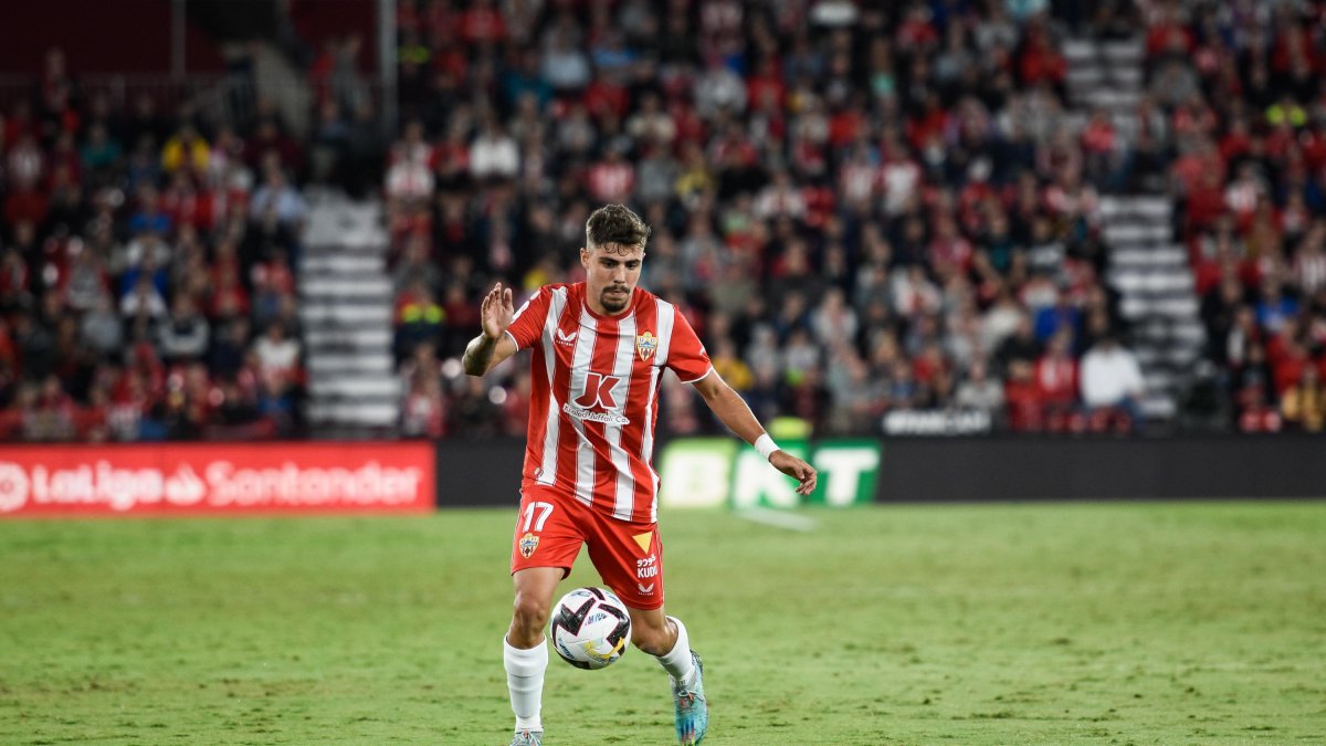 Pozo en una de las jugadas del partido del miércoles ante el Getafe.