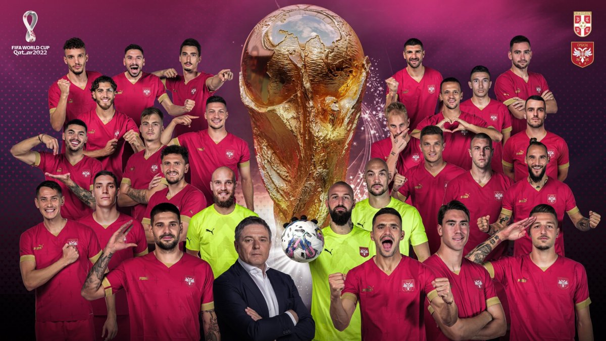La Selección de Serbia para Qatar con Babic.