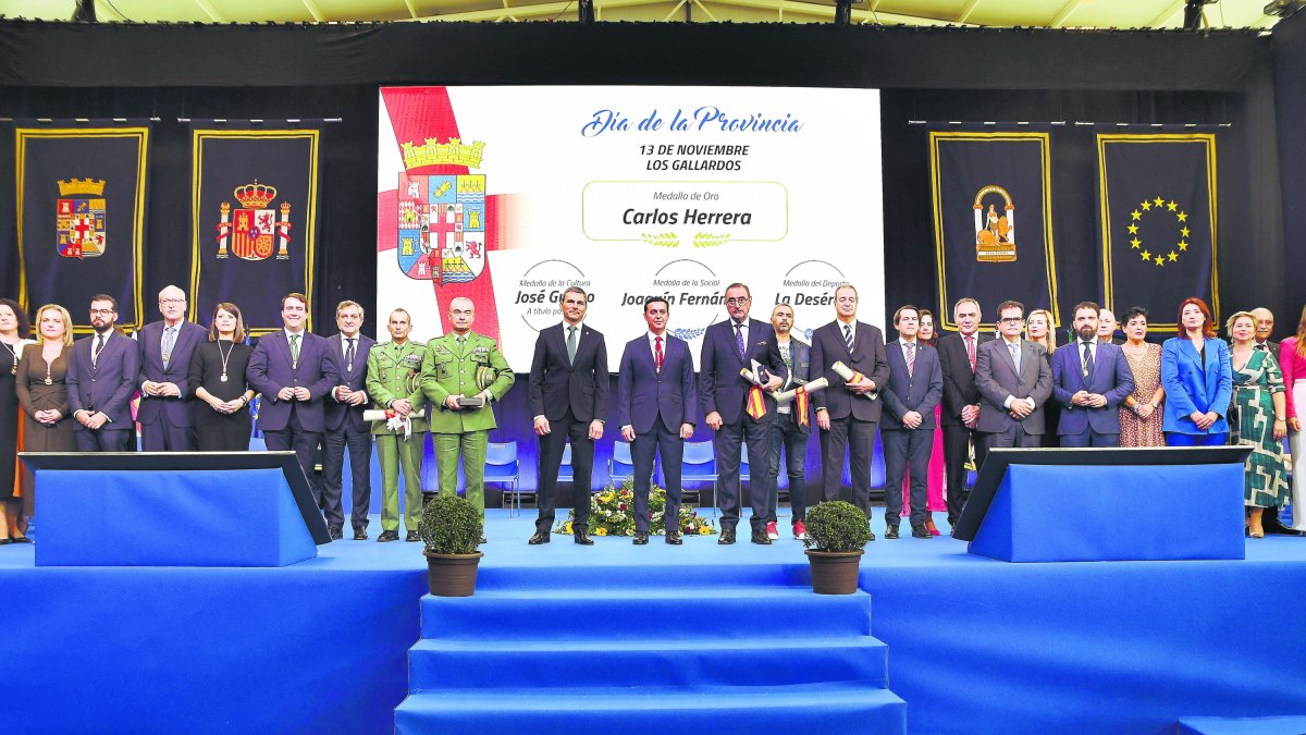 Celebración del Día de la Provincia en Los Gallardos.