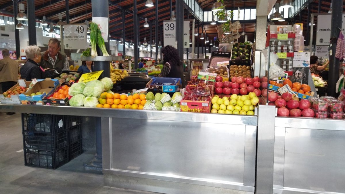 Uno de los puestos del Mercado Central.