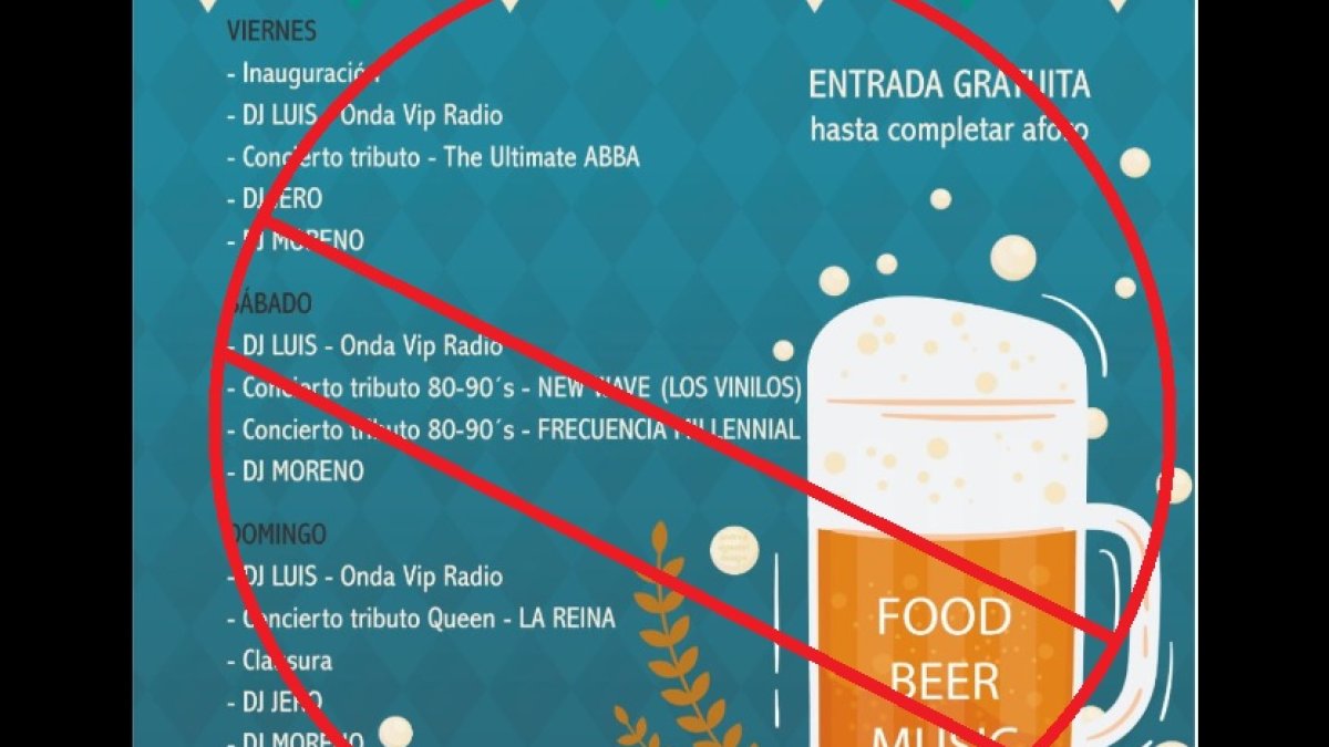 Detalle del Cartel del NovemberFest en Albox