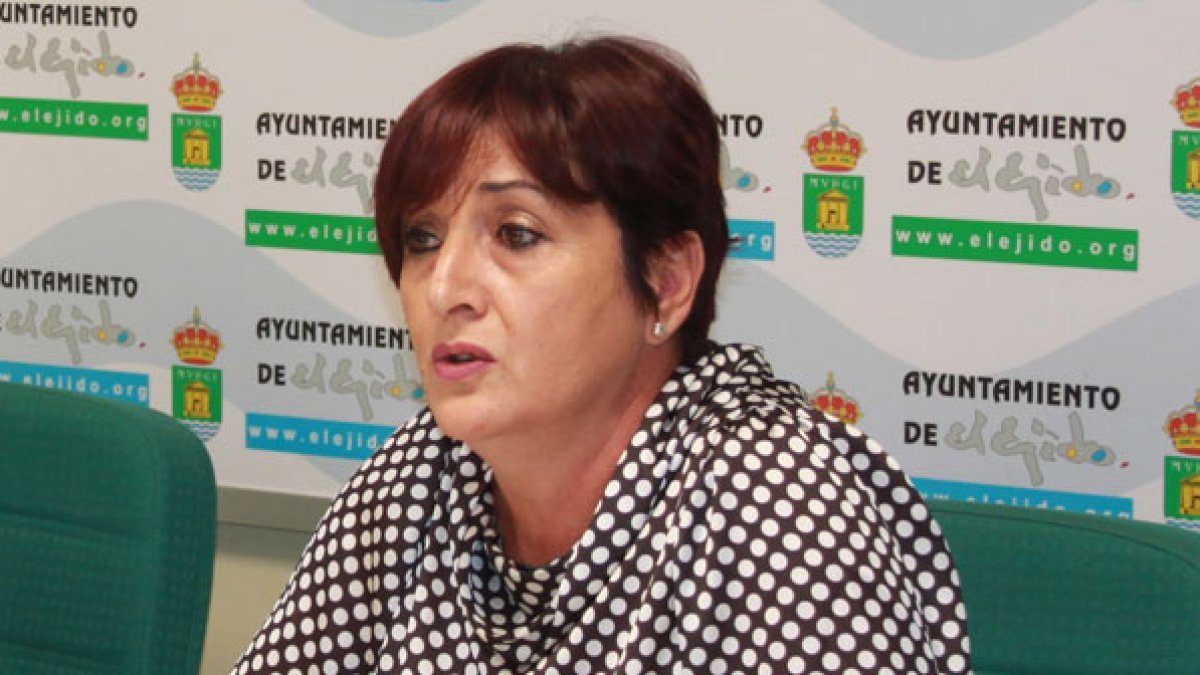 Maribel Carrión, alcaldable del PSOE en el Ayuntamiento de El Ejido.