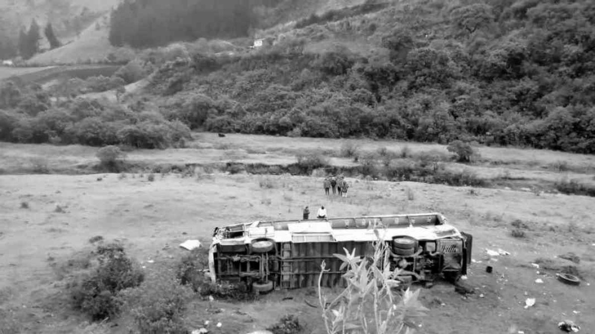 Imagen del accidente.