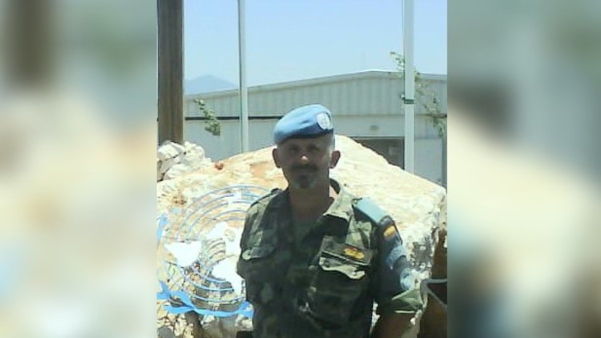 Juan José Maldonado en la misión de Líbano