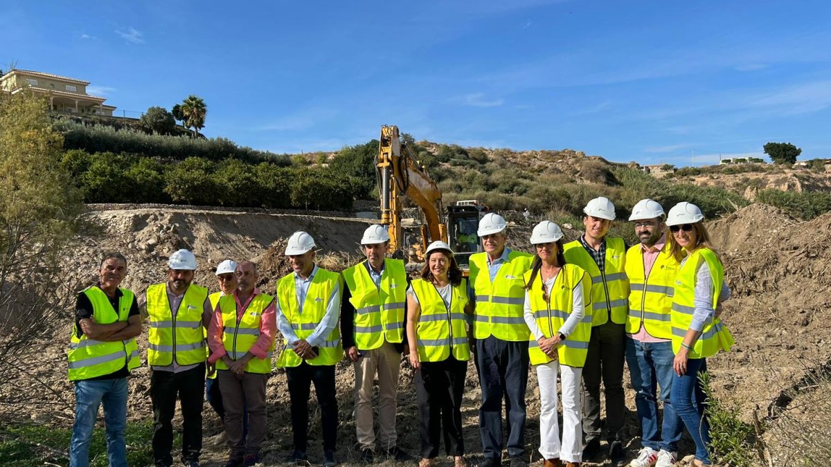 Carmen Crespo ha visitado esta semana las obras de restauración.