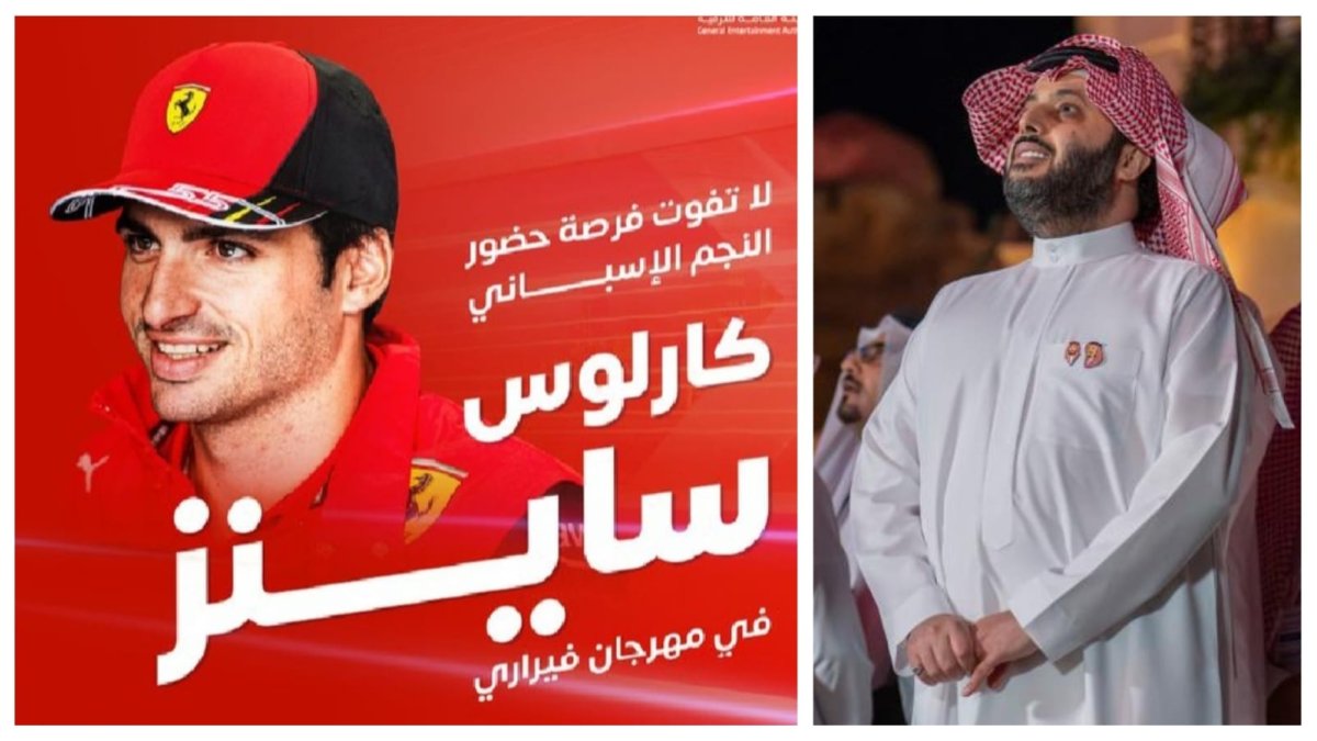 El ministro se lleva a Carlos Sainz al Riyadh Season durante esta semana.