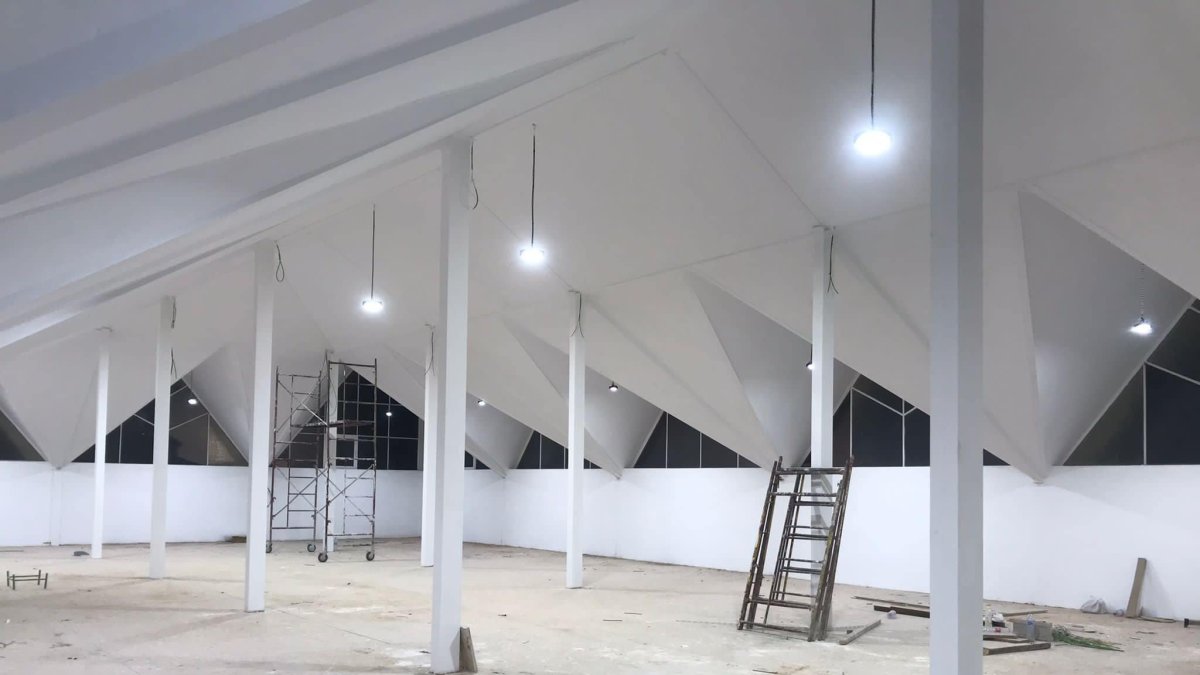 Interior de la futura Biblioteca Municipal de Albox.