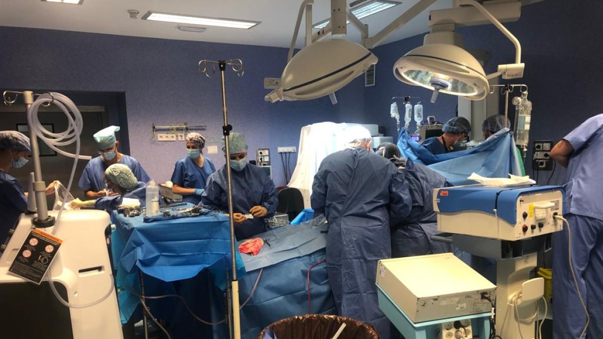 Quirófano en Torrecárdenas.