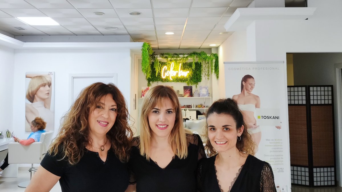 Carmen Prieto, Reme Pérez  y Ana Belén Delgado, de Salón 21.