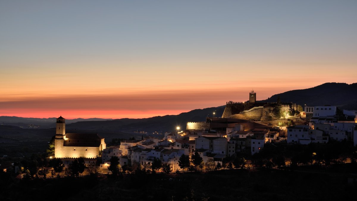 Serón, en una imagen nocturna.