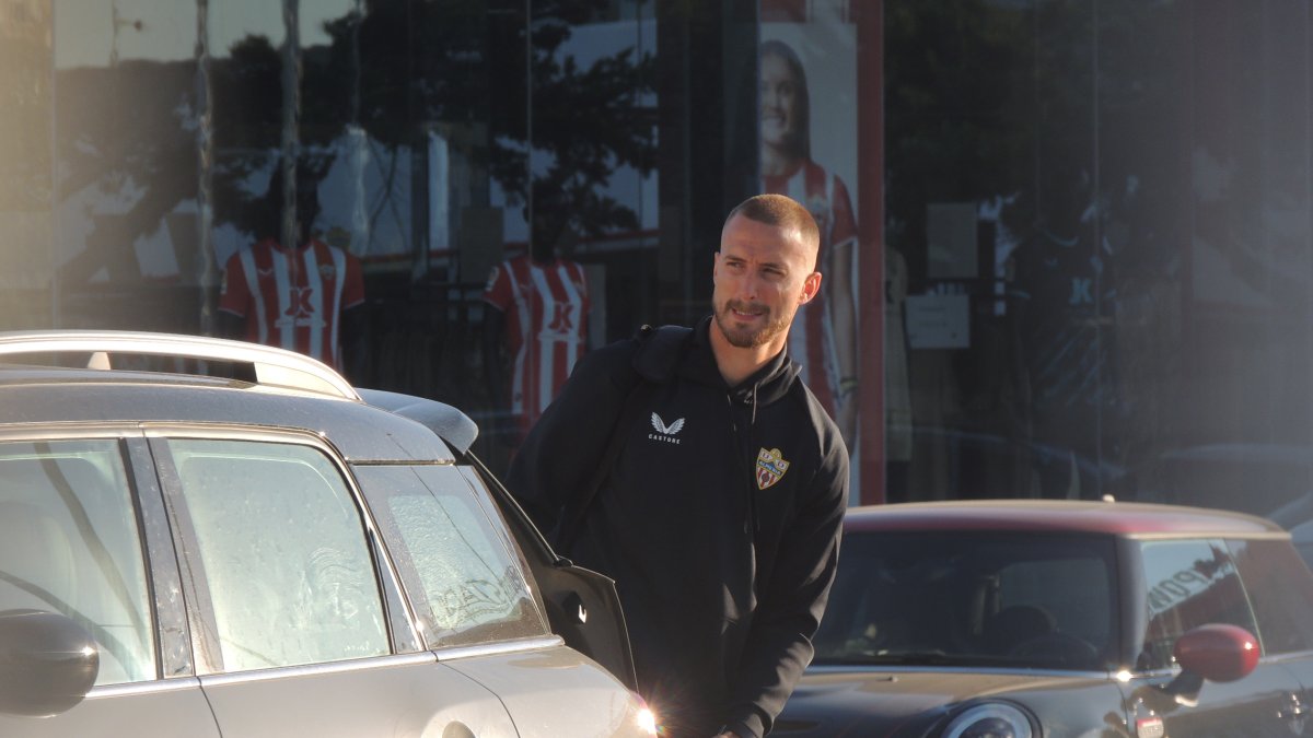 Rodrigo Ely, este lunes antes de salir rumbo al stage de Marbella.