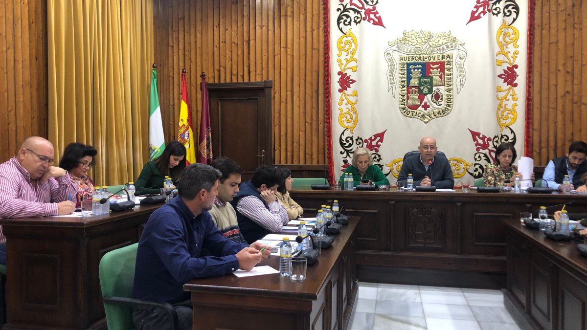 Imagen de la Sesión Plenaria celebrada en Huércal-Overa.