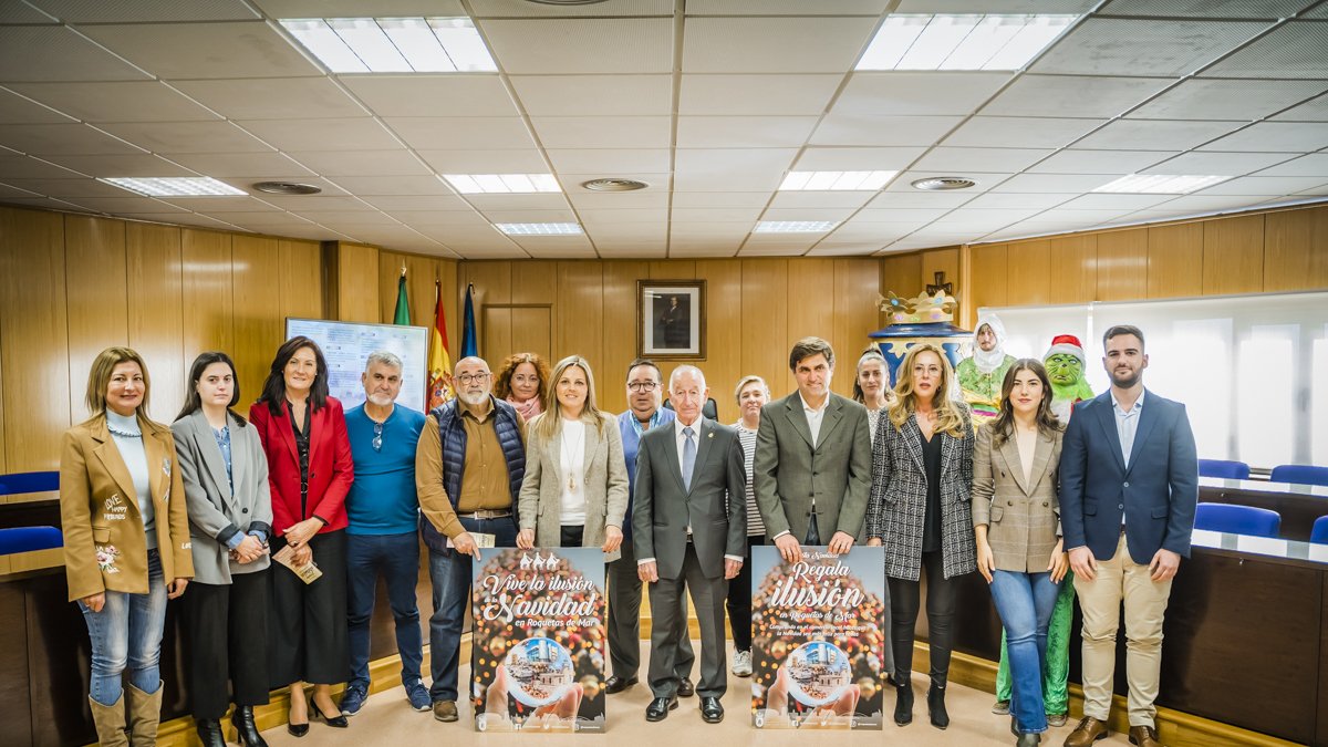 Presentación de la campaña de Navidad 2022 en Roquetas.