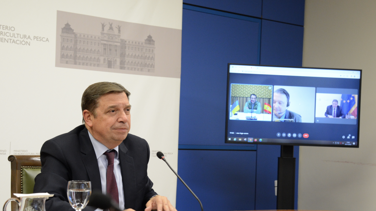 Reunión por videoconferencia con el ministro de Política Agraria y Alimentación de Ucrania