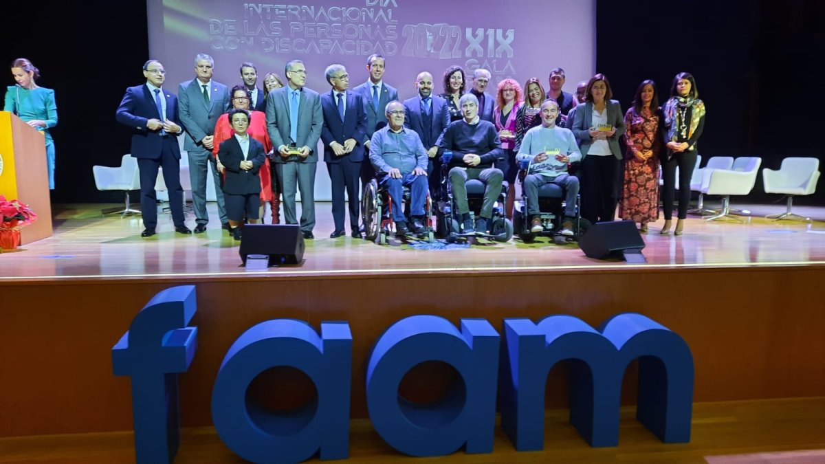 Premiados y autoridades en la Gala de los FAAM de Oro