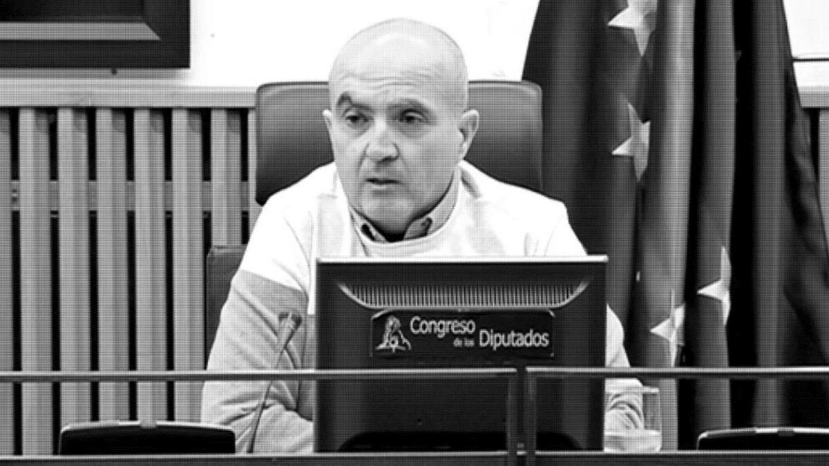 Francisco Mañas, en el Congreso de los Diputados.