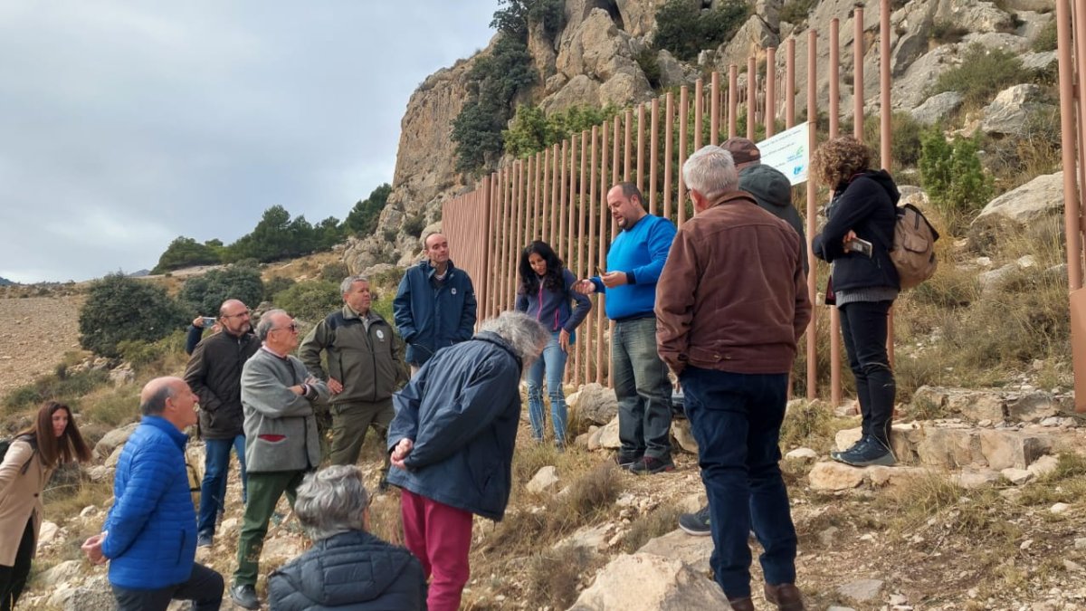 La Junta Rectora del Parque Natural Sierra María-Los Vélez en el encuentro que han tenido en Vélez-Blanco.