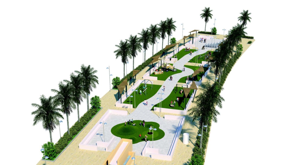 Proyecto para las nuevas zonas de juegos infantiles.